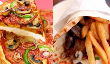 Τι να διαλέξω: Πίτσα ή σουβλάκι με πίτα;